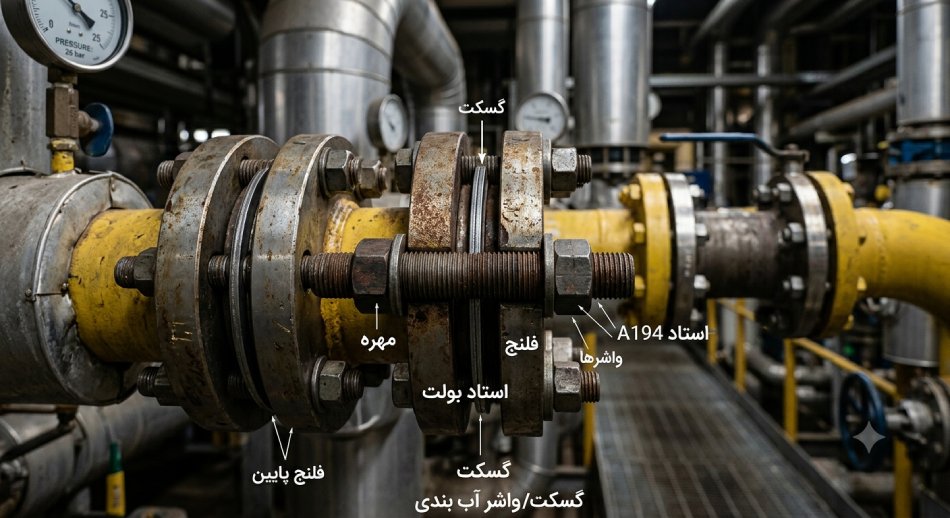 استاد بولت فلنج چیست